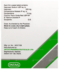 Napra D 500 Tablet 10 Napra D 500 Tablet 10